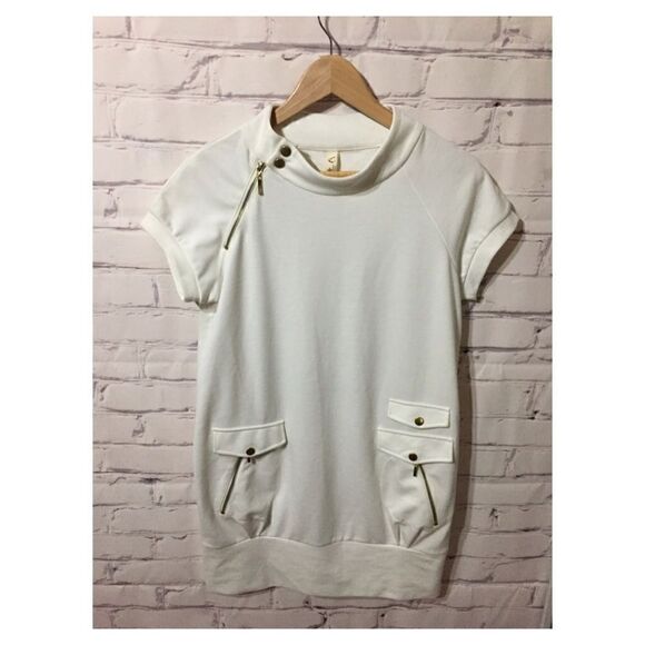 Large White Sweater Dress - Picture 1 of 8